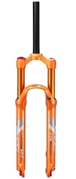 SHKJ Forcelle per mountain bike SHKJ Mountain Bike Forcella Sospesa 26 / 27, 5 / 29 Pollici Forcella MTB Ad Aria Escursione 100 Mm Smorzamento Regolabile 1-1 / 8" Tubo Dritto Blocco Manuale Forcella Anteriore