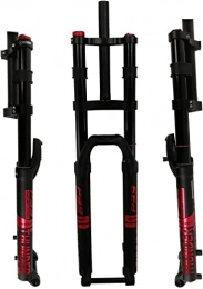 SJHFG Parti di ricambio SJHFG forcelle Ammortizzate 27, 5"29" Bike Suspension Fork, DH MTB 1-1 / 8" Steerer Diritta 160mm Travel 15x100mm Assale Assale Blocco Blockout Bicycle Air Fork Forcella Anteriore