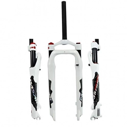 SJLA Forcelle per mountain bike SJLA Pneumatico da 26 Pollici 4.0 Forcella Bici, Motoslitta ATV Forcella Ammortizzante Anteriore Mountain Bike 135MM Forcella Anteriore (Color : White)