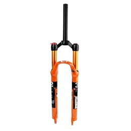 SMANNI Forcelle per mountain bike SMANNI Mountain Bike Forcella 26 / 27.5 / 29 Pollici in Lega di Magnesio MTB Sospensione Ad Aria Forcella 120mm Corsa a Sgancio Rapido 9 * 100mm Freno a Disco (Color : 27.5 Straight Manual)