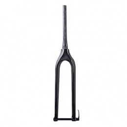 Sucastle Parti di ricambio Sucastle Carbon Nuovo MTB Fork Boost 100x15mm 29er Mountain Bike Fork 29" Freno a Disco Conico 1-1 / 8 To1-1 / 2 Parti di Biciclette Pollici (Color : Glossy)