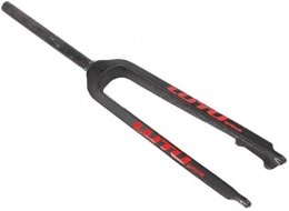 SYLOZ Forcelle per mountain bike SYLOZ 3K Carbon Fiber Bike Forks Sospensione, Parte Anteriore della Bicicletta Rigida Forcella, 26 / 27.5 / 29 Pollici Mountain Bike Difficile Fork, MTB Full Carbon Disco Forcella