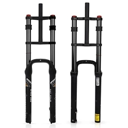 tyui7 Parti di ricambio tyui7 Forcella MTB 26 Pollici 1-1 / 8" Tubo Dritto Bike Suspension Forcella Air Bicicletta Viaggio 140 mm Mountain Bike Forcella Regolazione del Ritorno QR 9mm (Color : Black Straight)