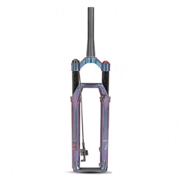 TYXTYX Forcelle per mountain bike TYXTYX Forcella Ammortizzata con Blocco remoto, Forcella pneumatica conica Leggera da 27, 5"29" per Mountain Bike da 1-1 / 8"- Colorata