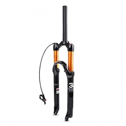 UPPVTE Forcelle per mountain bike UPPVTE Suspension Bicycle Fork, Freno Disco 26 / 27.5 / 29 Pollici Corsa 120mm QR 9mm Manuale / Bloqueo Remoto (HL / RL), per Bici MTB (Color : Straight Tube RL, Size : 27.5inch)