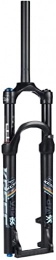 UPVPTK Forcelle per mountain bike UPVPTK 26 27.5 29in Bike Mountain Bike Fork, Ammortizzatore for Biciclette Freno a Disco MTB. Cycling Air Fork Stroke 120mm Forcelle Bicicletta (Color : Black, Size : 27.5inch)