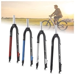 WDNMDY Parti di ricambio WDNMDY Forcella Universale per Mountain Bike da 26 / 27, 5 / 29 Pollici, Forcella per Bici Leggera in Lega di Alluminio, Tubo Dritto da 28, 6 mm QR 9 mm, Freno a Montaggio Diretto con Montante Anteriore