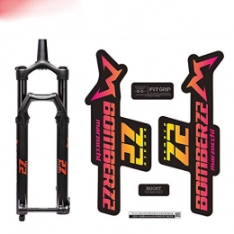 WENXUAN Bicicletta Adesivo Forcella Anteriore Sticker Mountain Bike Decalcomania della Bici (Color : Magenta Gradient)