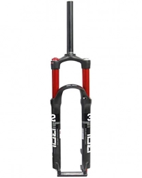 WXX Forcelle per mountain bike WXX Lega di Alluminio Mountain Bike Forcella 26 / 27.5 / 29 Pollici Dual Air Chamber Sospensione Anteriore Forcella Aria Forcella Spalla di Controllo Forcella Anteriore della Bici, Rosso, 26 inch