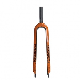 Wz Forcelle per mountain bike WZ Forcella della Bicicletta, 1-1 / 8" MTB Ciclismo Forchette Ultraleggero Carbonio Fibra 26"27, 5" 29" Bici Strada Fisso Forchette Peso: 530g ± 15g (Color : B, Size : 26inch)