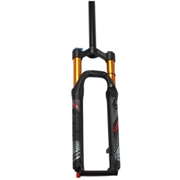 YBNB Parti di ricambio YBNB Forcella Ammortizzata per Bicicletta da 26 / 27, 5", Regolazione per Mountain Bike in Lega di Alluminio da 1-1 / 8", Smorzamento della Spalla, Corsa 100 Mm