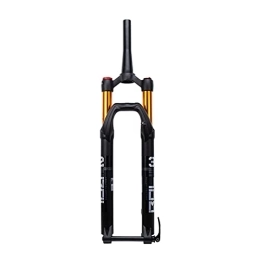 YIKUN Parti di ricambio YIKUN MTB Forcella Anteriore Sospensione Ammortizzata 26 / 27, 5 / 29 Pollici Mountain Bike 100mm Viaggio Shock di Pressione dell'Aria Freno a Disco Perno Passante 15mm, Manual Lockout, 29 inch