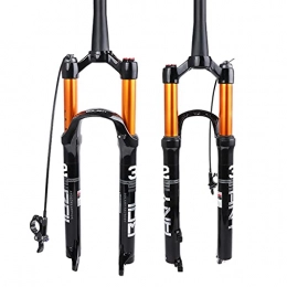 YINLIN Forcelle per mountain bike YINLIN Forcella di Sospensione MTB 26 / 27, 5 / 29 Pollici, 100mm Viaggio Air Resilience Smorzata Mountain Road Bike Lega Bicycle Suspension Fork Fork 26in