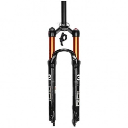 YMSHD Forcelle per mountain bike YMSHD Forcella Ammortizzata per Mountain Bike 27, 5", Regolazione dello smorzamento del Freno a Disco in Lega di Alluminio 1-1 / 8" Corsa 100 mm, B-29 Pollici