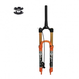 YQQQQ Forcelle per mountain bike YQQQQ Forcelle Anteriori per Mountain Bike 26 27, 5 29 Pollici Sospensione MTB Ammortizzatore a Pressione d'Aria da Viaggio 140 Mm (Color : Tapered Remote Lockout, Size : 27.5inch)