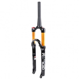 YUONG Parti di ricambio YUONG Forcella per Bicicletta Mountain Bike Regolazione Ammortizzazione forcelle Pressione Lega di Alluminio 26 / 27.5 / 29 Pollici Viaggio 100MM con Funzione Lock out Tapered Tube, Shoulder Control, 27.5