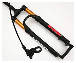 Ywzhushengmaoyi Parti di ricambio Ywzhushengmaoyi Mountain Bicycle Fork 26in 27.5in 29 Pollice Tubo d'oro Viaggio Sospensione Forcella Air Suming Forcella Anteriore e m Forchetta Anteriore della Bici (Color : 29Black Red RL)