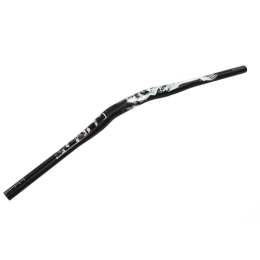 Agatige Parti di ricambio Agatige MTB Mountain Bike Bicicletta Manubrio Extra Lungo Lega di Alluminio 31.8x720mm 700mm Riser Bar(Nero)