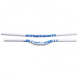 GUDFGJB Manubri per Mountain Bike Carbon MTB Handlebar Flat Or Rise Handlebar 31.8 * 580 / 600 / 620 / 640 / 660 / 680 / 700 / 720 / 740 / 760Mm White Blue Label Rise680mm