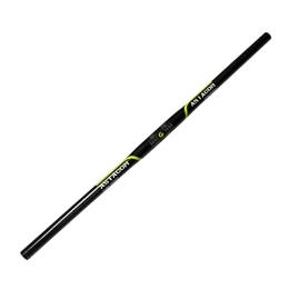 CLKPEN Manubri per Mountain Bike CLKPEN 25, 4 Millimetri in Fibra di Carbonio Mountain Bike Manubrio Leggero MTB Riser Bar per Mountain Bike e Bici da Strada, Straight Green, 720mm