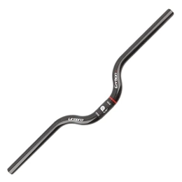 CLKPEN Parti di ricambio CLKPEN Carbonio 25, 4 Millimetri 580mm Piatto / Riser Mountain Bike Manubrio, MTB Road Cycling Pieghevole Racing XC Handle Bar, Swallow Gloss