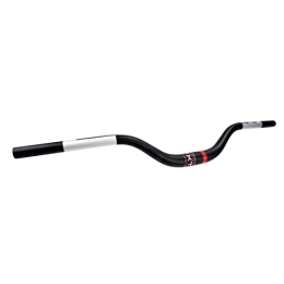 JISADER Deluxe Mountain Bike Manubrio in Lega di Alluminio Barra Piatta Riser Bar con Lucidatura E Superficie Anodizzata 31.8mm 720mm Manubrio da Strada, Nero