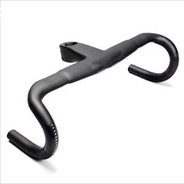 LYzpf Parti di ricambio LYzpf Bici Manubrio Strada Curva Bend Bar Bicicletta Mountain Parts Matte Comfort Fibra Leggera per Ciclismo Calibro 28.6mm Uomo e Donna, 400x120mm