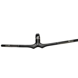 LYzpf Parti di ricambio LYzpf Manubrio Bici Strada Carbonio Manubrio Dritto Leggera Parti Compatto Comfort Unisex Adulto, Handlebar-620mm, Riser-90mm