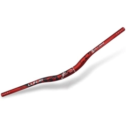 QFWRYBHD Manubri per Mountain Bike Manubrio Bici Manubrio Per Mountain Bike 31, 8 Mm Manubrio Mountain Bike MTB Lega Di Alluminio Lunghezza 720 Mm / 780 Mm Per Bici A Ingranaggi Fissi (Color : Red, Size : 780mm)