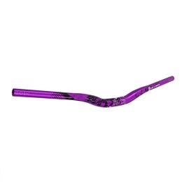 minifinker Manubri per Mountain Bike Manubrio, Comodo Extra Lungo Ampia Compatibilità Manubrio per Mountain Bike Lega di Alluminio Facile Pulizia 31.8x720mm per la Sostituzione(Viola)