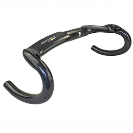 SXCXYG Parti di ricambio Manubrio MTB Carbon Handlebar Road Bars Rower Stewering Cavo Interno Bent Stewer Gestione della Maniglia BARSBLACK 31.8 * 400 / 420 / 440 Manubrio MTB Carbonio (Color : 3k Gloss 420mm)