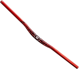 TIST Parti di ricambio Manubrio MTB for bicicletta verticale Rondine Manubrio MTB da 31, 8 mm Manubrio extra lungo in lega di alluminio da 780 mm / 800 mm DH / XC / AM (Color : Red, Size : 780mm)