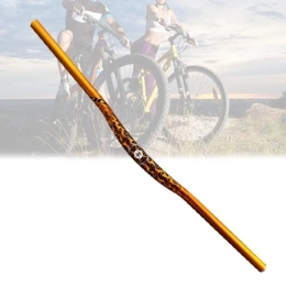 KLWEKJSD Parti di ricambio Manubrio Per Mountain Bike Manubrio Extra Lungo 780 Mm / 800 Mm Manubrio Riser MTB Da 31, 8 Mm Manubrio Per Bicicletta In Lega Di Alluminio Per DH / XC (Color : Gold, Size : 780mm)