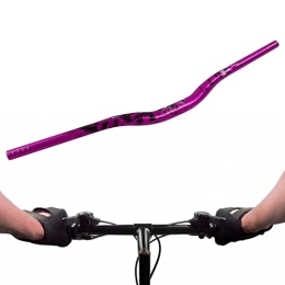 Socobeta Parti di ricambio Manubrio per Mountain Bike, Sostituzione del Manubrio della Pista della Ruota, Barra del Riser per Bici in Lega di Alluminio, Diametro di Montaggio di 31, 8 Mm(Viola)