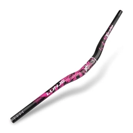 KLWEKJSD Manubri per Mountain Bike Manubrio Riser Per Mountain Bike Lega Di Alluminio 31, 8mm 720mm 780mm Manubrio Extra Lungo Manubrio A Forma Di Rondine Per MTB / DH / XC Alzata 30 Mm (Color : Pink, Size : 720mm)