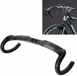 NOLOGO Parti di ricambio Nologo Alta qualità Mountain Bike Manubrio Piatto, UD Carbon Fiber Texture Strada del Manubrio della Bici,