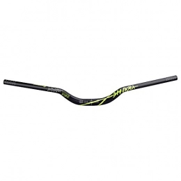 QQY Manubri per Mountain Bike QQY - Manubrio per mountain bike, 785 mm, leggero, grandangolare, 31, 8 mm, extra lungo, per mountain bike, downhill e ciclismo (nero + verde)