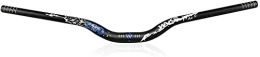 QQY Manubri per Mountain Bike QQY - Manubrio ultra leggero da 31, 8 mm, per mountain bike, 780 mm, in alluminio, per MTB DH XC (blu grandangolo)