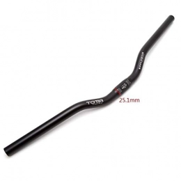 NOLOGO Parti di ricambio WCHAODING 25, 4 Millimetri 62 Centimetri Riser Bar for Strada della Montagna della Bici della Bicicletta della Lega di Alluminio del Manubrio (Color : Black)