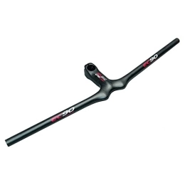 WYJW Manubri per Mountain Bike WYJW Manubri per Mountain Bike, Manubrio Integrato in Fibra di Carbonio 3K 28, 6 mm * 620 / 640 / 660 / 680 / 700 / 720, Tubo Verticale 90 mm / 100 mm / 110 mm / 120 mm, 680 / 100 mm