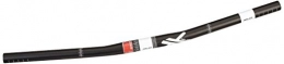 XLC Parti di ricambio XLC, Staffa per barra piatta Pro HB-M14 Unisex-Adult, schwarz matt (25, 4 mm), 600 mm / / 9° / / Rise: 0 mm