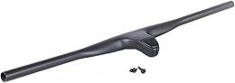 YCJK Manubri per Mountain Bike YCJK Manubri per Biciclette in Carbonio One Piece MTB Bici Manubrio Bike Riser Viti in Titanio con MTB Carbon Flat / Bent Bar (Colore: Nero, Dimensione: 74x9cm) (Color : Black, Size : 74x9cm)