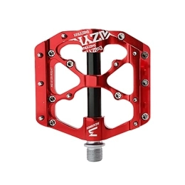 MasterUnion Pedali per mountain bike #qr07F0 Pedale per bicicletta da strada in alluminio per mountain bike, Rosso #cpa9qj, M