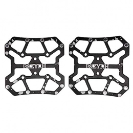 CXJYBH Parti di ricambio 4 Pedale Pz Biciclette Adattatore Piattaforma in Lega di Alluminio Piatto di conversione Universale Compatibile della Strada di MTB Bike Parts Accessori Pedali Bicicletta (Color : Black)