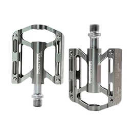 AZPINGPAN Parti di ricambio AZPINGPAN Pedale per Mountain Bike filettato da 14 mm, Pedale per Bicicletta in Alluminio Peilin Antiscivolo sigillato da 9 / 16"MTP, 8 Tacchetti in Acciaio Inossidabile Accessori per l'equitazione