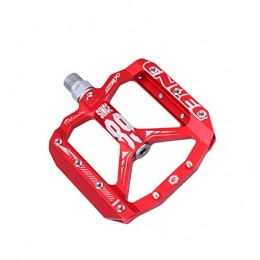 BESPORTBLE Pedali per mountain bike BESPORTBLE Pedali Piatti 1 Paio Pedali Mountain Bike Pedaliera Piatta in Metallo per Bici da Strada Mountain Bike da Strada (Rosso)