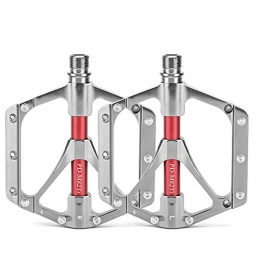 FJMY2020 Pedali per mountain bike Bicicletta 9 / 16 "Pedali ciclismo Flat Plus in lega di alluminio Wide 3 Asse cuscinetto sigillato for Mountain BMX Road Bikes Accessori bici Pedali MTB Bike Platform, Funziona con tutte le bici