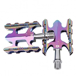 Chine Parti di ricambio Bicicletta Il Pedale del Cuscinetto Universale Strada Mountain Bike Pedale Lega di Alluminio Anti-Skid Pedale Accessori for Biciclette Accessori per Biciclette (Color : Colorful)