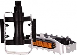 NOLOGO Parti di ricambio Bicicletta Pedali permanenti Mountain Bike Pedals, Blocco Pedali Accessori Strada Commuter Universale Piccola Bicicletta Pedali Facile da installare di Alta qualità (Colore: Silver) (Color : Silver)