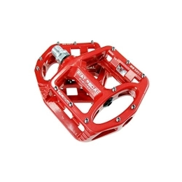 KCCCC Parti di ricambio Bike Pedana Piatta Pedali Mountain Bike Pedal 1 Coppia strada MTB magnesio biciclette in lega antiscivolo durevole della bicicletta Pedale di superficie 8 colori Leggero per Strada Mountain bike BMX M